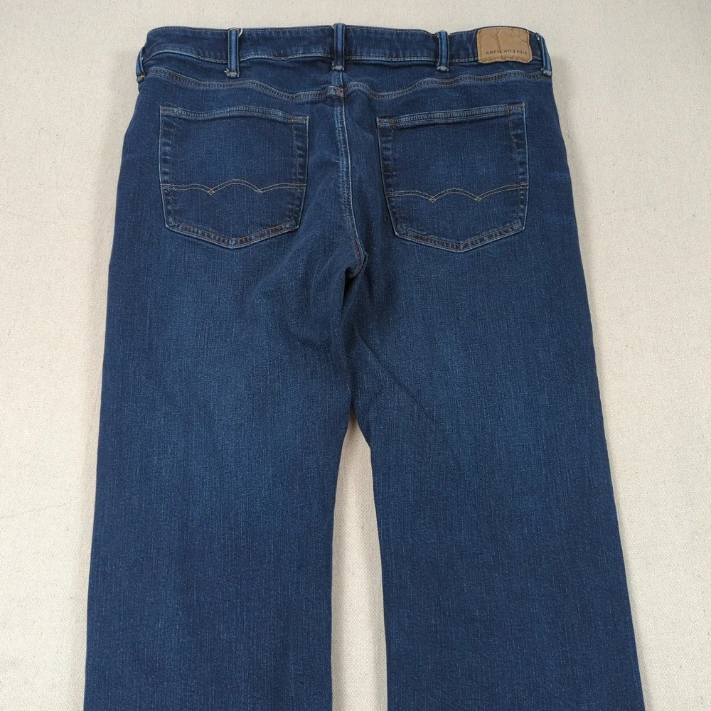 American Eagle Jeans Mens 38x30 Blue Original Boot Cut Western Cowboy